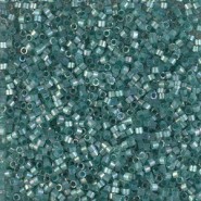 Miyuki delica Beads 11/0 - Silk inside dyed emerald ab DB-1870